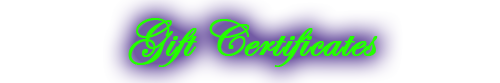 Gift Certificates
